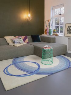 MOMO Rugs Designer Collection - MOMO Rugs Designer Marie-Gon Sphere Cobalt - 250x350 cm Vloerkleed