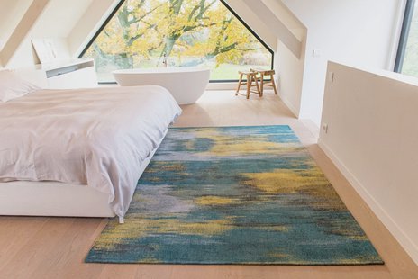 Louis de Poortere - 9119 Atlantic Monetti Nymphea Blue - 280x390 cm Vloerkleed