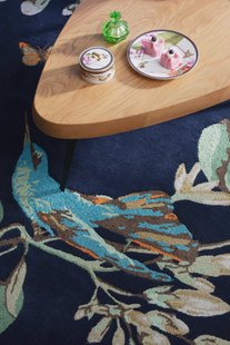 Wedgwood - Wedgewood Hummingbird Navy 037818 - 200x280 cm Vloerkleed