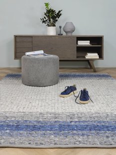 MOMO Rugs Natural Weaves - Vloerkleed Varenna Blue - 200x250 cm