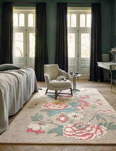 Wedgwood - Paeonia Coral 37902 - 200x280 cm Vloerkleed