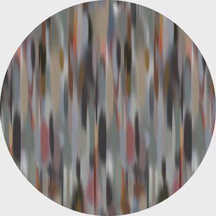 Moooi Carpets - Rond Vloerkleed Akira - Round Vermilion Soft Yarn -