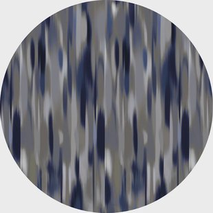 Moooi Carpets - Rond Vloerkleed Akira - Round Navy Soft Yarn -