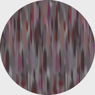 Moooi Carpets - Rond Vloerkleed Akira - Round Japanese Peony Red Soft Yarn -