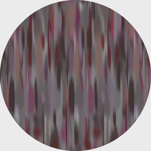 Moooi Carpets - Rond Vloerkleed Akira - Round Japanese Peony Red Low Pile -