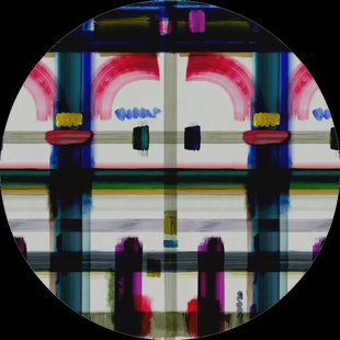 Moooi Carpets - Rond Vloerkleed Corinthian Check - Round Jewel Low Pile -