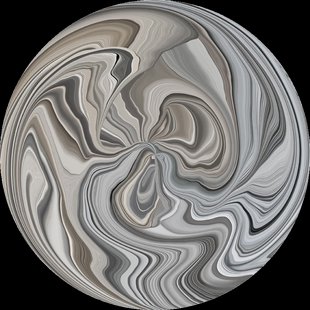 Moooi Carpets - Rond Vloerkleed Liquid Layers Flint Round Low Pile -