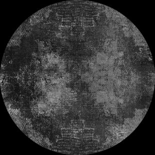 Moooi Carpets - Rond Vloerkleed Erosion Round Moon Wool - 350 cm rond