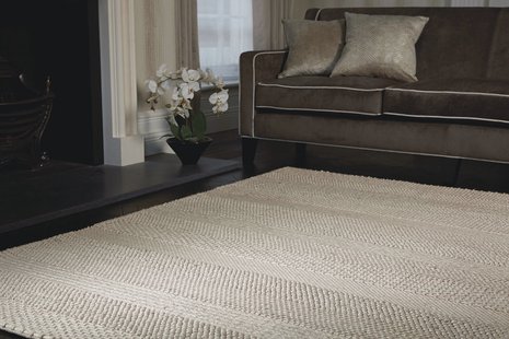 MOMO Rugs - Vloerkleed Katherine Carnaby Coast Cream Stripe Swatch -