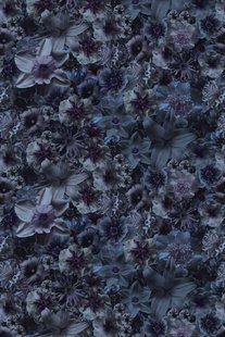 Moooi Carpets - Laagpolig Vloerkleed Flowergarden Rectangle Night Wool - Staalaanvraag