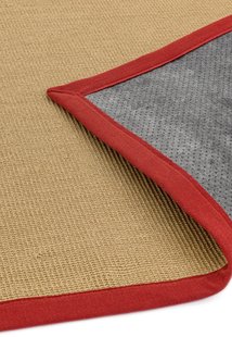 MOMO Rugs - Sisal Linen/Red - Vloerkleed