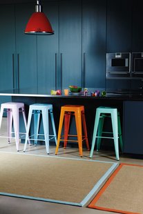 MOMO Rugs - Sisal Linen/Aqua - Vloerkleed