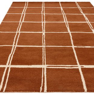 Easy Living - Vloerkleed Albany Grid Rust Rug -