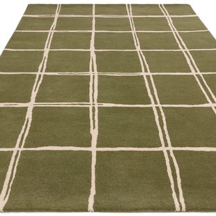 Easy Living - Vloerkleed Albany Grid Olive Rug -