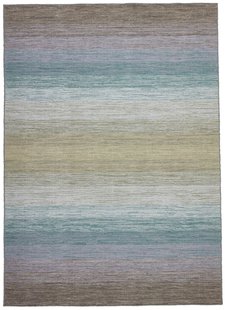 MOMO Rugs - Vloerkleed Panorama Kelim Grey Blue - 80x300 cm