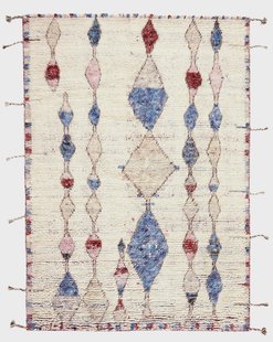 MOMO Rugs - Vloerkleed Tribe Ivory Blue -