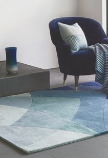 MOMO Rugs Studio - Vloerkleed MOMO Rugs Rhythmic Tides Indigo Round - 250 cm Rond