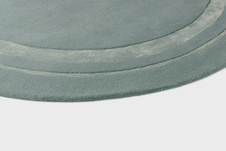 Laura Ashley - Redbrook-Duck Egg Round 81807 - 200 rond Vloerkleed