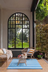 Laura Ashley - Lille Sky Blue outdoor 480008 - 160x230 cm Vloerkleed