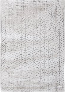 Louis de Poortere - 8652 Mad Men Black on White - 170x240 cm Vloerkleed Louis de Poortere - 8652 Mad Men Black on White - 170x240 cm Vloerkleed