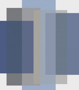 Moooi Carpets - Blended 5 Colours Cloudy Blue - 310x350 cm Vloerkleed