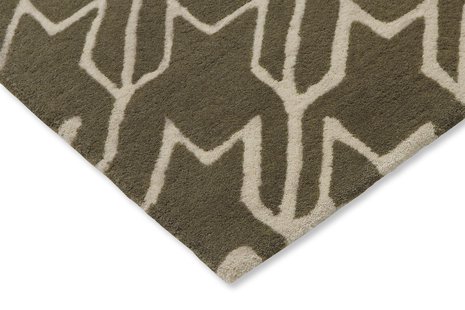 Ted Baker - Houndstooth Grey 162804 - 200x280 cm Vloerkleed