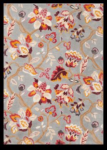 Sanderson - Amanpuri Grey Plum 145104 - 250x350 cm Vloerkleed