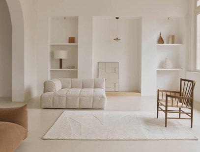 Brink en Campman - Decor Scape Woolwhite 095001 - 250x350 cm Vloerkleed