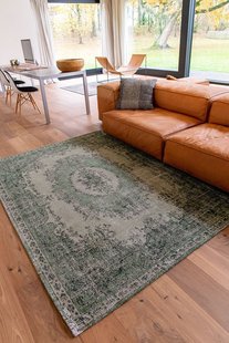 Louis de Poortere - 9142 Palazzo Este Green - 200x280 cm Vintage Vloerkleed