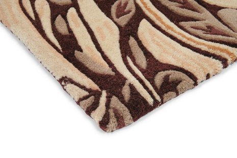 Morris & Co - Pimpernel aubergine 28805 - 200x280 cm Vloerkleed