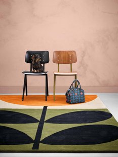 Orla Kiely - Stem Black 59803 - 250x350 cm Vloerkleed