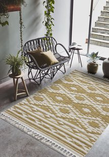 MOMO Rugs - Taza TA02 Ochre Swatch -