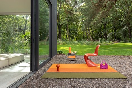 Brink en Campman - Vloerkleed Festival Stripe Orange - Brink en Campman - Vloerkleed Festival Stripe Orange -