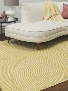 Easy Living - Vloerkleed Muse Yellow Geometric Rug MU18 -