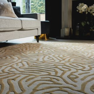 MOMO Rugs - Vloerkleed Katherine Carnaby Coral Rug Gold -