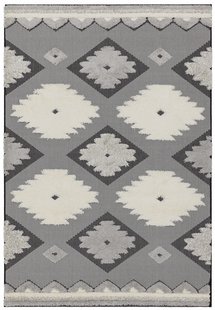 Easy Living - Vloerkleed Monty MN01 Black/Cream Tribal -