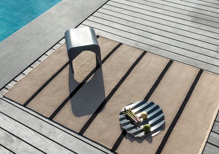 Brink en Campman - Vloerkleed Deck Charcoal Black 496805 - 200x280 cm