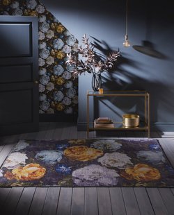 MOMO Rugs - Clarke & Clarke Floretta Mineral Charcoal -