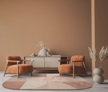 MOMO Rugs - Vloerkleed Matrix Oval Earth -