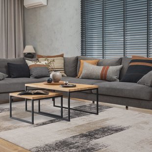 Easy Living - Vloerkleed Kuza Lines Beige Rug -