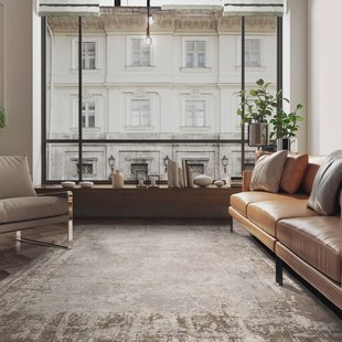Easy Living - Vloerkleed Kuza Border Beige Rug -