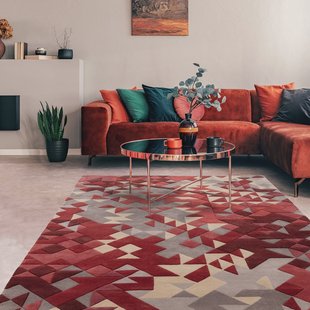 Easy Living - Vloerkleed Enigma Red Multi Rug -