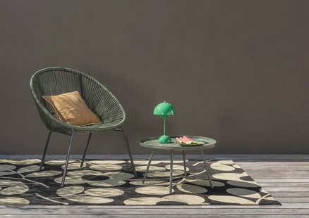 Orla Kiely - Vloerkleed Stem Sprig-Monochrome Outdoor -