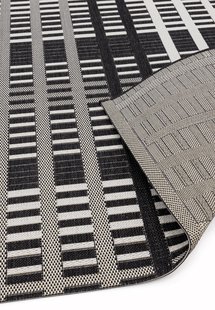 MOMO Rugs - Patio PAT22 Black Grid -