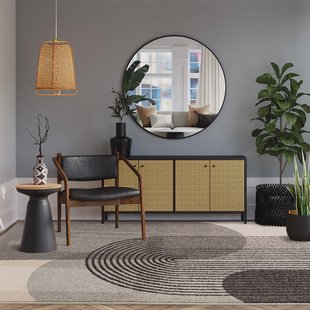 Easy Living - Vloerkleed Muse Grey Retro Rug MU14 -