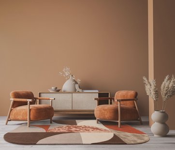 MOMO Rugs - Vloerkleed Matrix Oval Spice -