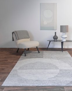 Easy Living - Vloerkleed Muse Grey Halo Rug MU23 - Easy Living - Vloerkleed Muse Grey Halo Rug MU23 -