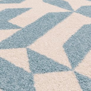 Easy Living - Vloerkleed Muse Blue Shapes Rug MU03 -