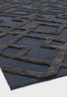 Easy Living - Vloerkleed Dixon Black Trellis -