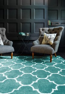 Easy Living - Vloerkleed Albany Ogee Duck Egg -